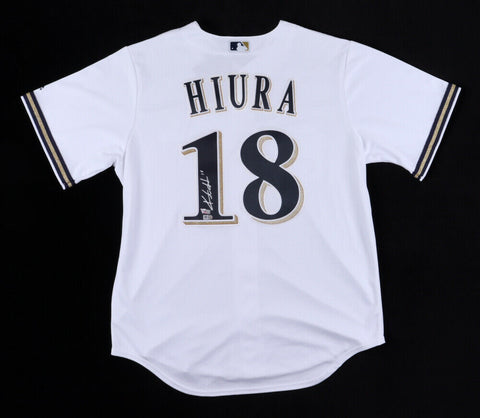 Keston Hiura Signed Milwaukee Brewers (MLB Hologram & Fanatics Hologram)
