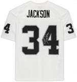 FRMD Bo Jackson Las Vegas Raiders Signed Mitchell & Ness White Replica Jersey