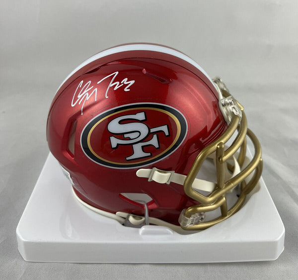 Christian McCaffrey Autographed San Francisco 49ers Flash Mini Helmet - Beckett