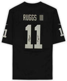 Frmd Henry Ruggs III LV Raiders Signed Black Game Jersey & "1st Vegas Pick" Insc