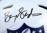 B.Sanders/Gore/Smith/Peterson Autographed NFL F/S Speed Authentic Helmet-BAWHolo