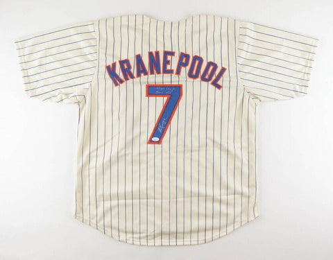 Ed Kranepool Signed New York Jersey "1969 World Champs" and "Miracle Mets" (JSA)
