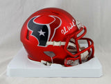 Deshaun Watson Autographed Houston Texans Blaze Mini Helmet- JSA W Auth *White