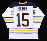 Jack Eichel Signed Buffalo Sabres Jersey (YSMS & Eichel) #2 Draft Pick 2015