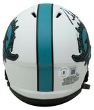 Bob Griese Signed Miami Dolphins Mini Lunar Eclipse Speed Replica Helmet BAS ITP