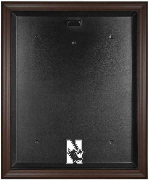 Northwestern Wildcats Brown Framed Logo Jersey Display Case - Fanatics