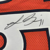 FRAMED Autographed/Signed LANCE BRIGGS 33x42 Chicago Orange Jersey Beckett COA