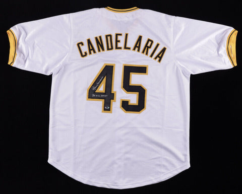 John Candelaria Signed Pittsburgh Pirates Jersey "79 W.S. Champs" (TSE COA)