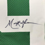 Framed Autographed/Signed Mark Gastineau 33x42 New York Green Jersey JSA COA