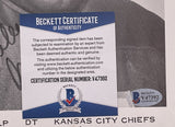 Curley Culp Signed 8x10 Kansas City Chiefs Photo BAS