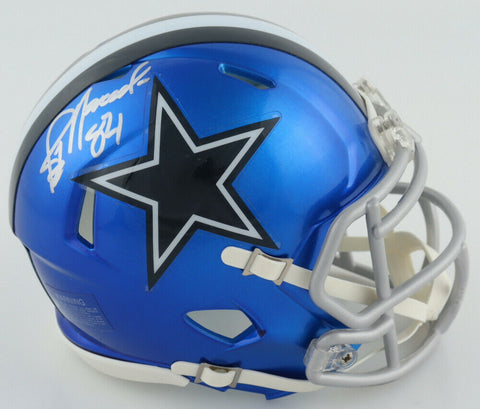 Jay Novacek Signed Dallas Cowboys Flash Alternate Speed Mini Helmet (JSA COA) TE