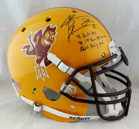 Jake Plummer Signed Arizona State F/S Schutt Authentic Helmet- Beckett Auth *Fro