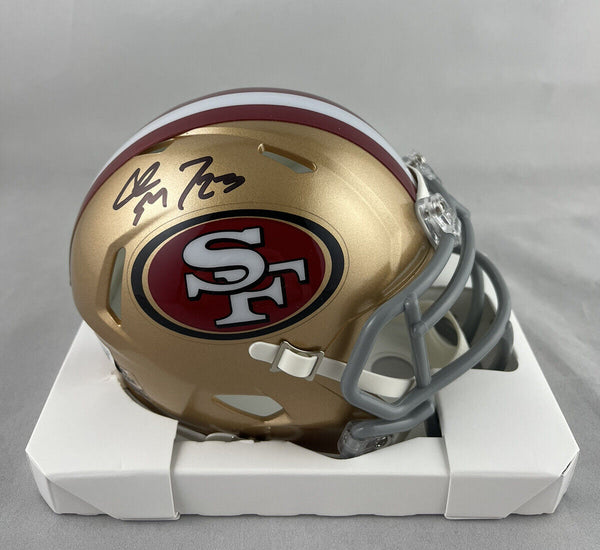 Christian McCaffrey Autographed San Francisco 49ers Mini Helmet - Beckett