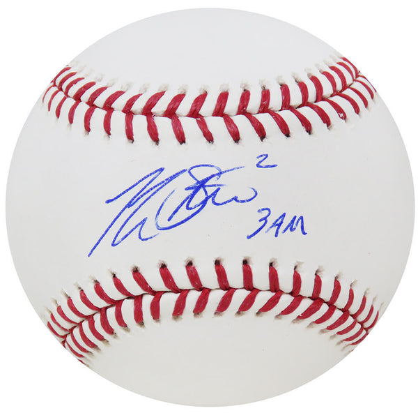 Tommy La Stella Signed Rawlings Official MLB Baseball w/3 A.M. - (SCHWARTZ COA)