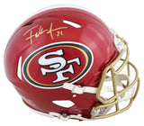 49ers Frank Gore Authentic Signed Flash Full Size Speed Proline Helmet BAS Wit