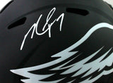 Michael Vick Signed Philadelphia Eagles F/S Eclipse Speed Helmet- JSA W *White