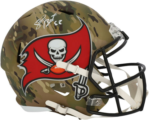 Shaquil Barrett Tampa Bay Buccaneers Signed Camo Alternate Replica Helmet