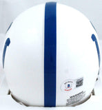 Reggie Wayne Autographed Indianapolis Colts Mini Helmet-Beckett W Hologram*Black