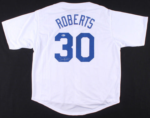 Dave Roberts Signed Dodgers Jersey (Beckett COA) Los Angeles Manager