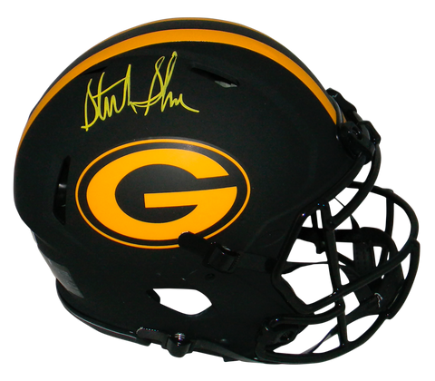 STERLING SHARPE AUTOGRAPHED GREEN BAY PACKERS AUTHENTIC ECLIPSE HELMET BECKETT