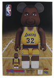 Lakers Magic Johnson Authentic Signed Bearbrick Be@rbrick Boxset 2pcs BAS Wit
