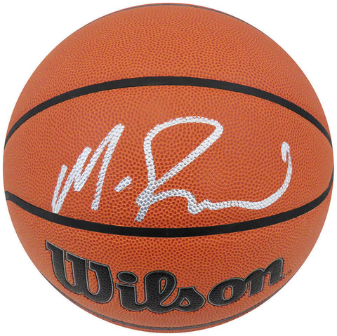 Glen Rice Signed Spalding Game Series Replica NBA Basketball - (SCHWARTZ COA)