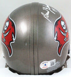Brad Johnson Autographed Buccaneers 97-13 TB Mini Helmet- Beckett W *White