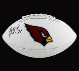 Patrick Peterson Signed Arizona Cardinals Embroidered White NFL Football
