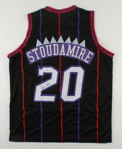 Damon Stoudamire Signed Raptors Jersey (JSA COA) Toronto 1996 Rookie of the Year