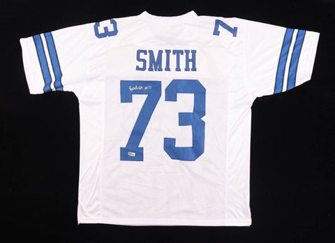Tyler Smith Signed Dallas Cowboys Jersey (Beckett) 2022 1st Round Draft Pick O.T