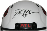 Deion Sanders Autographed/Signed Atlanta Falcons F/S Lunar Helmet BAS 34174