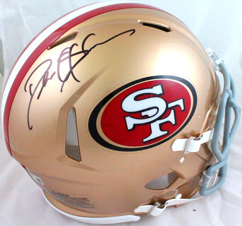 Deion Sanders Signed San Francisco 49ers F/S Speed Authentic Helmet-BAW Hologram