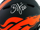 Brian Dawkins Signed Denver Broncos Eclipse Speed Authentic Helmet - JSA W Auth
