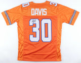 Terrell Davis Signed Denver Broncos Jersey Inscribed "HOF 17" (JSA COA)
