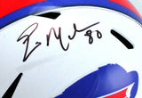 Eric Moulds Autographed Buffalo Bills F/S Speed Helmet-Beckett W Hologram