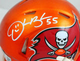 Derrick Brooks Autographed Buccaneers Flash Speed Mini Helmet-Beckett W Holo
