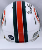 Dwight Stephenson Signed Miami Dolphins 97-12 Speed Mini Helmet w/ HOF- Prova