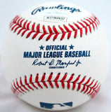 Don Mattingly Autographed Rawlings OML Baseball w/85 AL MVP - JSA W *Blue