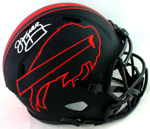 Jim Kelly Autographed Buffalo Bills F/S Eclipse Speed Helmet - JSA W *Silver