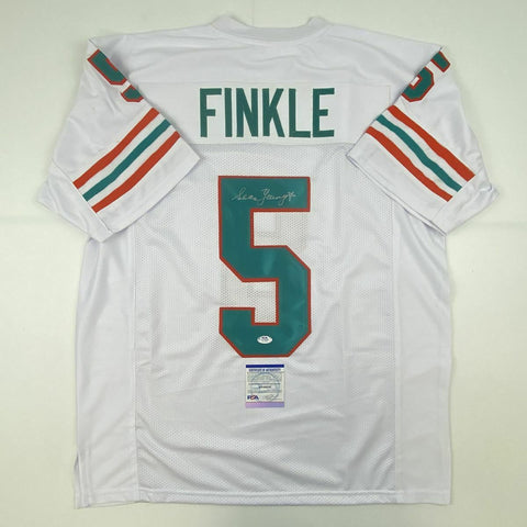 Autographed/Signed SEAN YOUNG Ray Finkle Ace Ventura Miami White Jersey PSA COA