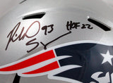 Richard Seymour Signed New England Patriots F/S Speed Helmet w/HOF-BeckettW Holo