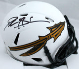 Deion Sanders Autographed FSU Lunar Speed Mini Helmet-Beckett W Hologram *Black