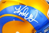 Kurt Warner Autographed St. Louis Rams Flash Speed Mini Helmet-Beckett W Holo