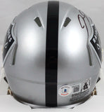 Josh Jacobs Autographed Las Vegas Raiders Speed Mini Helmet-Beckett W Hologram