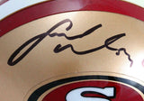 Fred Warner/Azeez Al-Shaair Autographed 49ers Mini Helmet-Beckett W Hologram