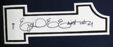 COWBOYS EZEKIEL ELLIOTT AUTOGRAPHED SIGNED FRAMED BLUE JERSEY BECKETT 151434