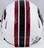 Lou Holtz Autographed South Carolina Gamecocks Speed Mini Helmet- Beckett W Holo