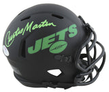 Jets Curtis Martin Authentic Signed Eclipse Speed Mini Helmet PSA/DNA Itp