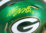 Davante Adams Autographed Packers Flash Speed Mini Helmet-Beckett W Hologram
