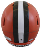 Browns Ozzie Newsome "HOF 99" Signed Full Size Speed Rep Helmet BAS Witnessed